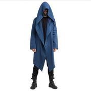 Men's Winter Hooded Cardigan Trench Coat