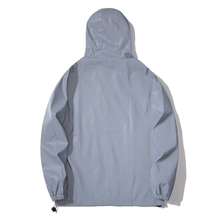Night Reflective hooded Jackets