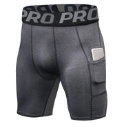 Spandex Running Shorts Men with Pocket