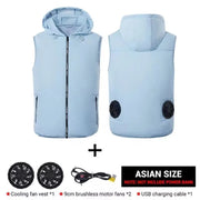 Summer Sport Fan Air Condition Jacket