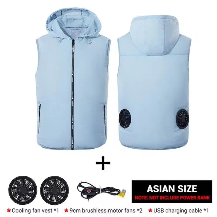 Summer Sport Fan Air Condition Jacket