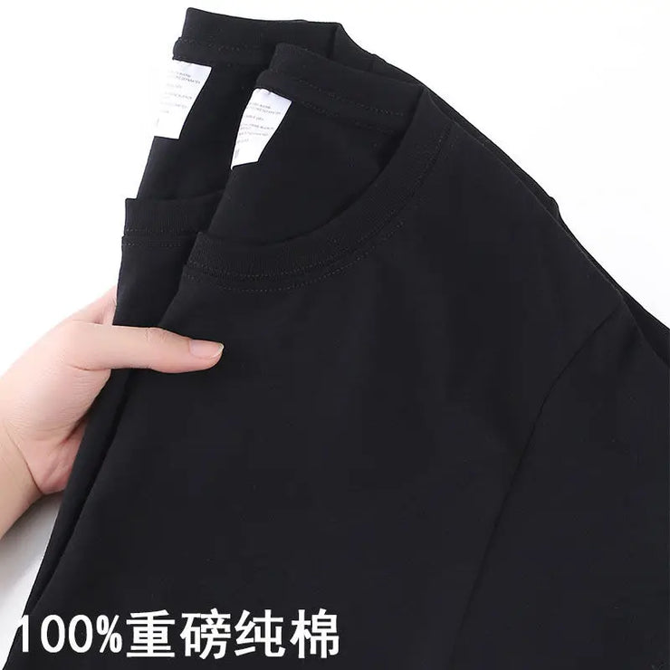 O Neck100% Cotton T-shirt Men