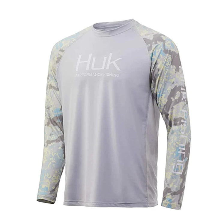 HUK Fishing Shirts Long Sleeve Uv Protection