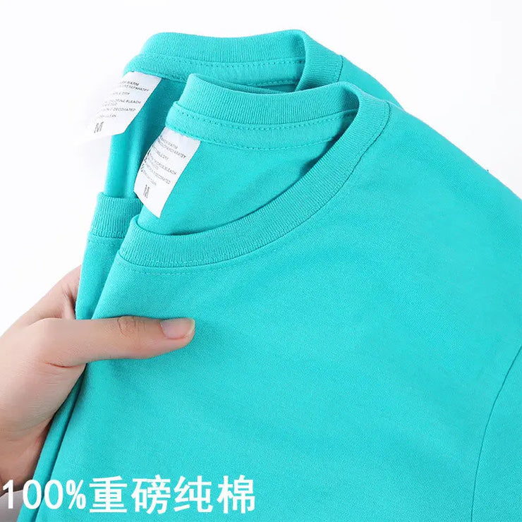 O Neck100% Cotton T-shirt Men