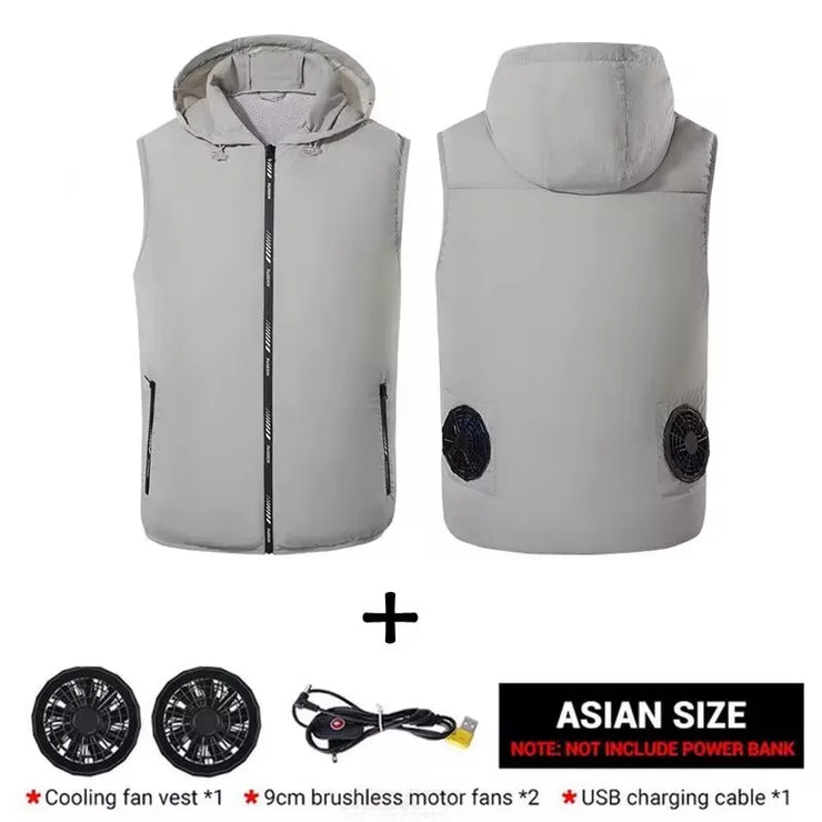 Summer Sport Fan Air Condition Jacket