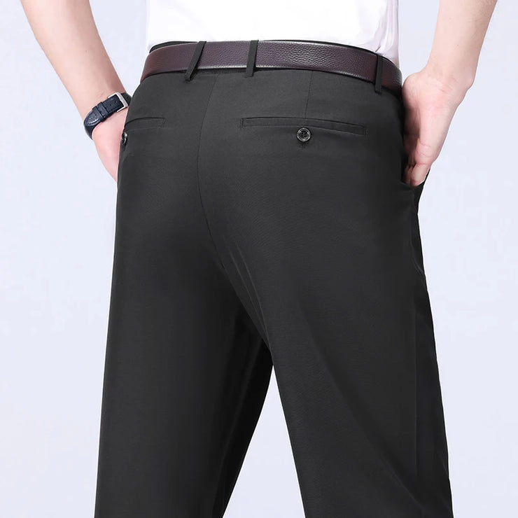 Male  Office Pants Stretch Solid