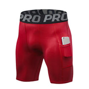 Spandex Running Shorts Men with Pocket