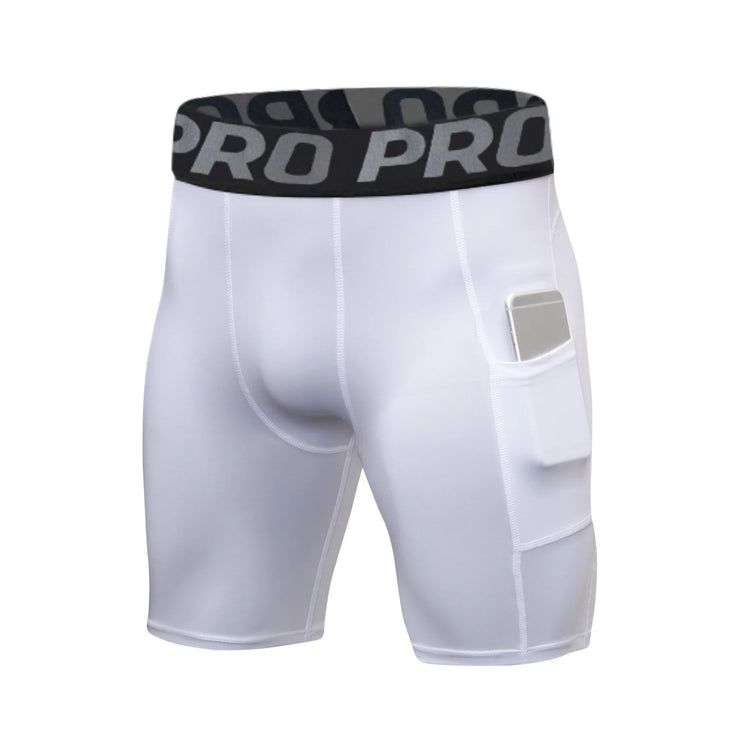 Spandex Running Shorts Men with Pocket