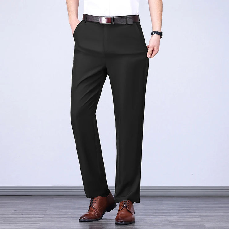 Male  Office Pants Stretch Solid