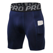 Spandex Running Shorts Men with Pocket