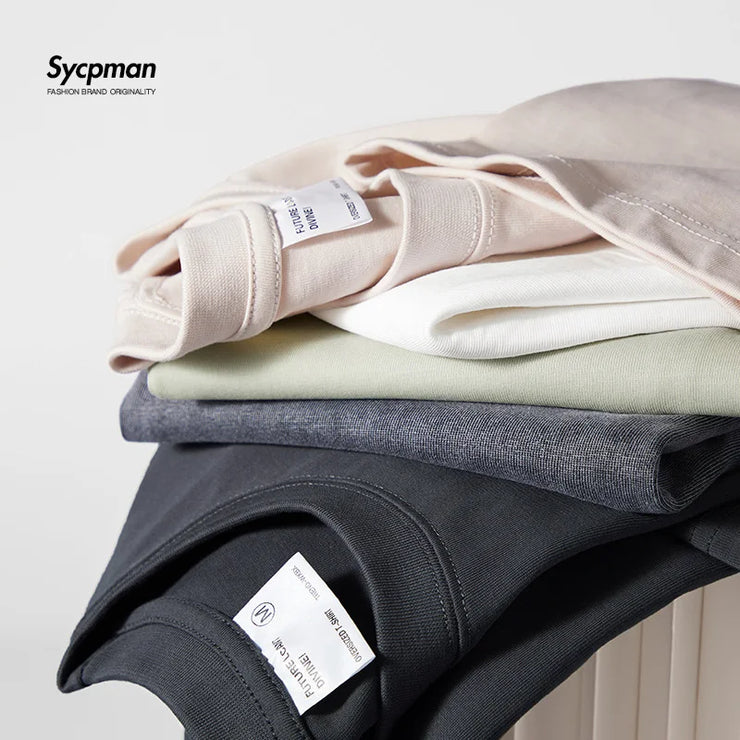 Sycpman Oversized Loose Heavy Weight Cotton T-shirt