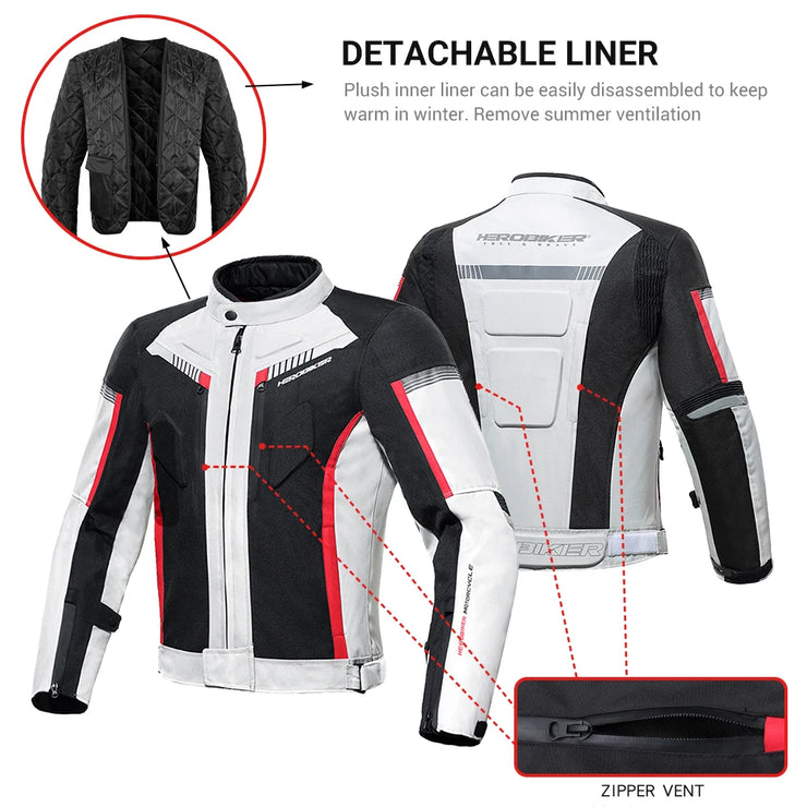 HEROBIKER Waterproof Motorcycle Jacket
