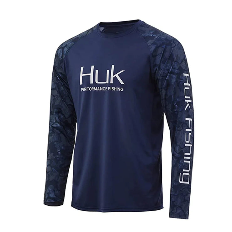HUK Fishing Shirts Long Sleeve Uv Protection