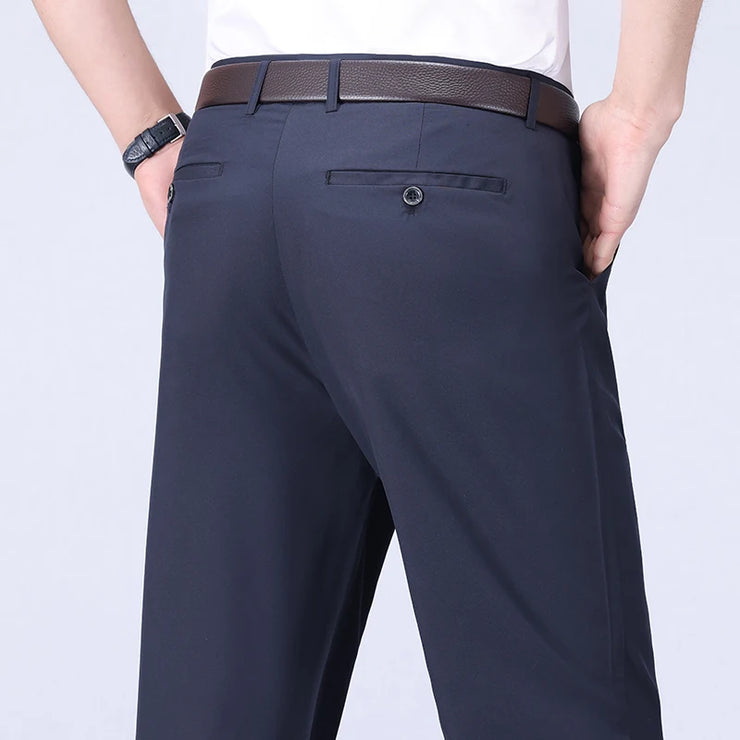 Male  Office Pants Stretch Solid