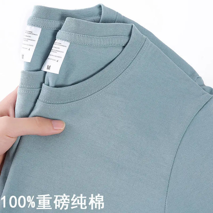 O Neck100% Cotton T-shirt Men