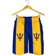 Vintage Barbados 3D Printed Board Shorts