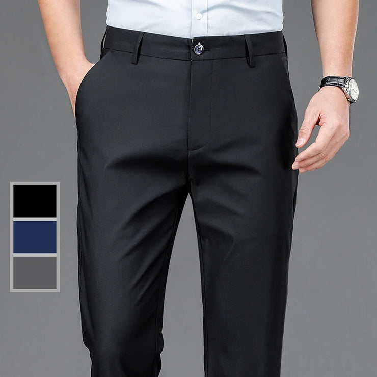 Male  Office Pants Stretch Solid
