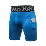 Spandex Running Shorts Men with Pocket