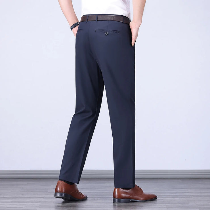Male  Office Pants Stretch Solid