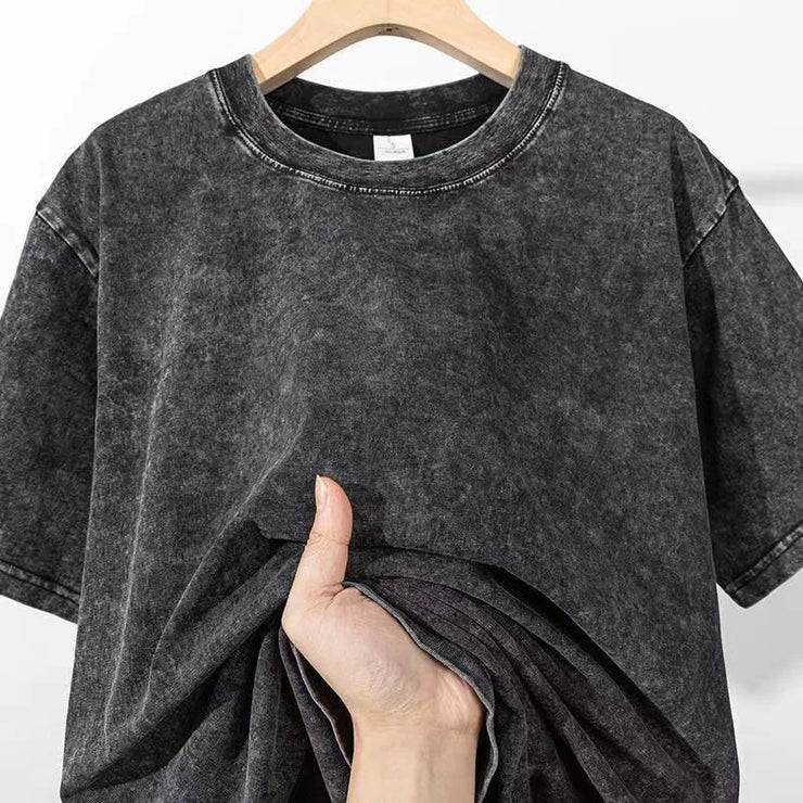 Oversized Heavy Cotton Vintage Washed T-Shirts