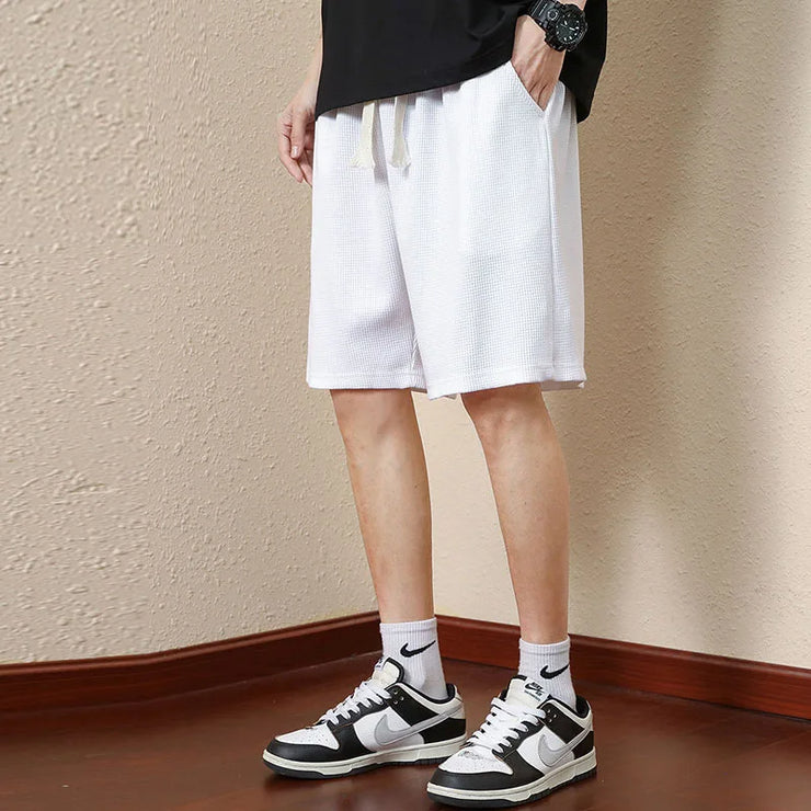 Men Crotch Drawstring Shorts