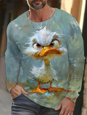 Funny 3D Animal Print Mens T Shirt