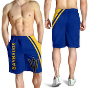 Vintage Barbados 3D Printed Board Shorts