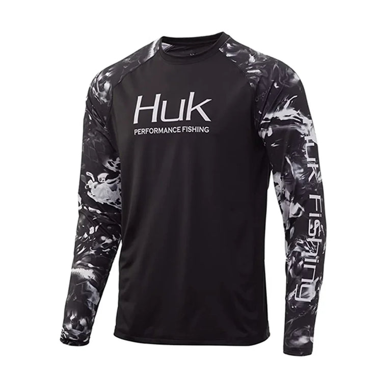HUK Fishing Shirts Long Sleeve Uv Protection