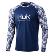 HUK Fishing Shirts Long Sleeve Uv Protection