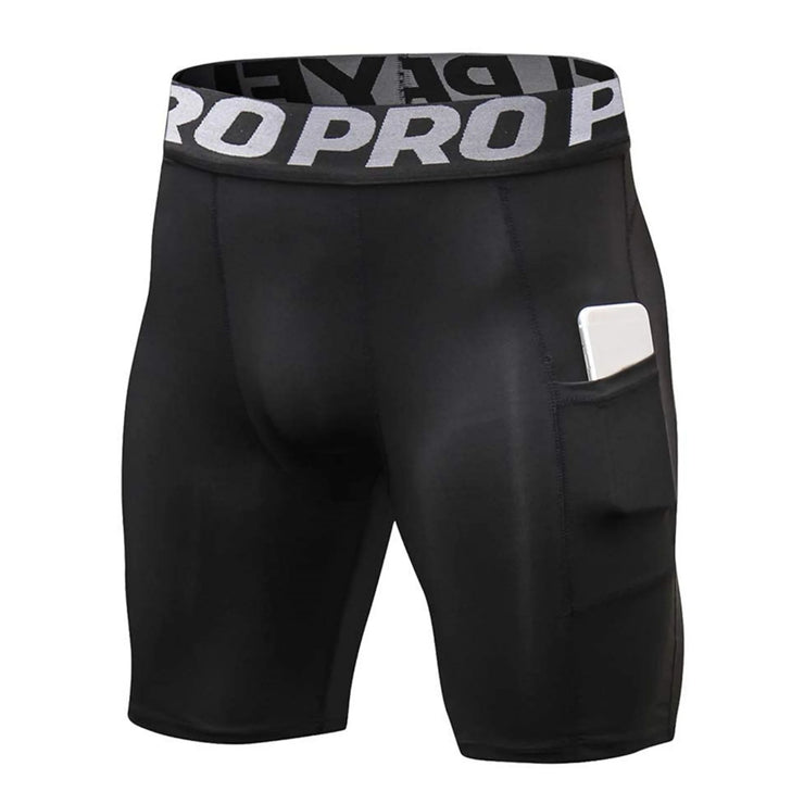 Spandex Running Shorts Men with Pocket