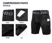 Spandex Running Shorts Men with Pocket