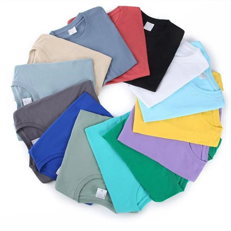 O Neck100% Cotton T-shirt Men