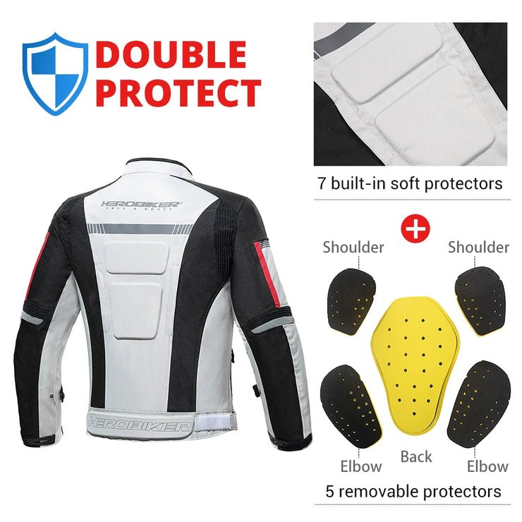 HEROBIKER Waterproof Motorcycle Jacket