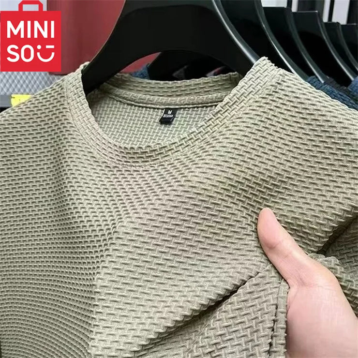MINISO Bamboo Mesh Ice Silk T-shirt