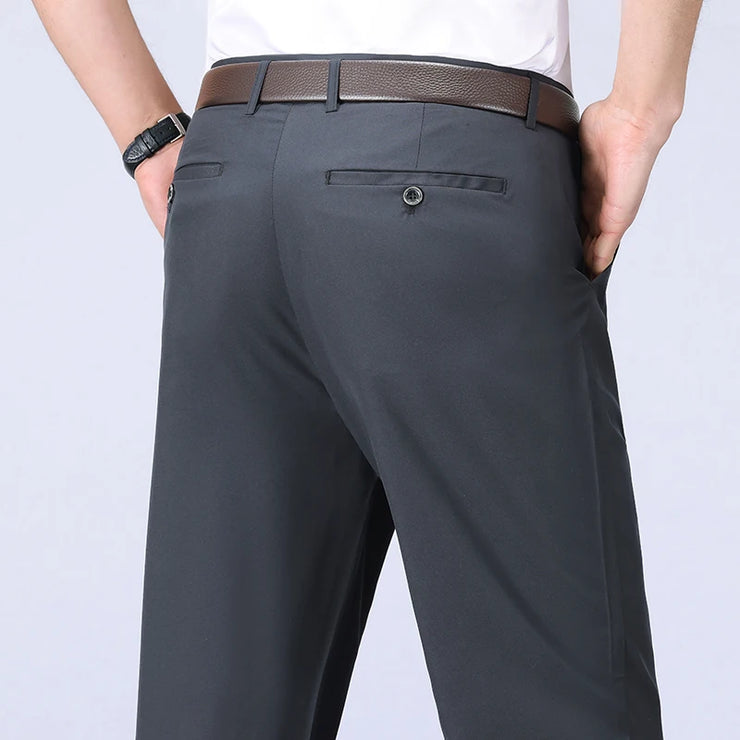 Male  Office Pants Stretch Solid