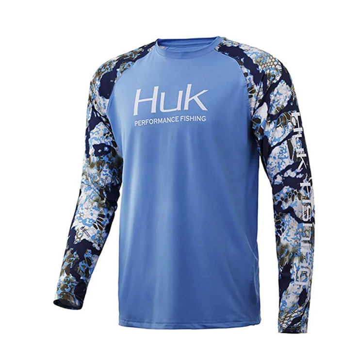 HUK Fishing Shirts Long Sleeve Uv Protection