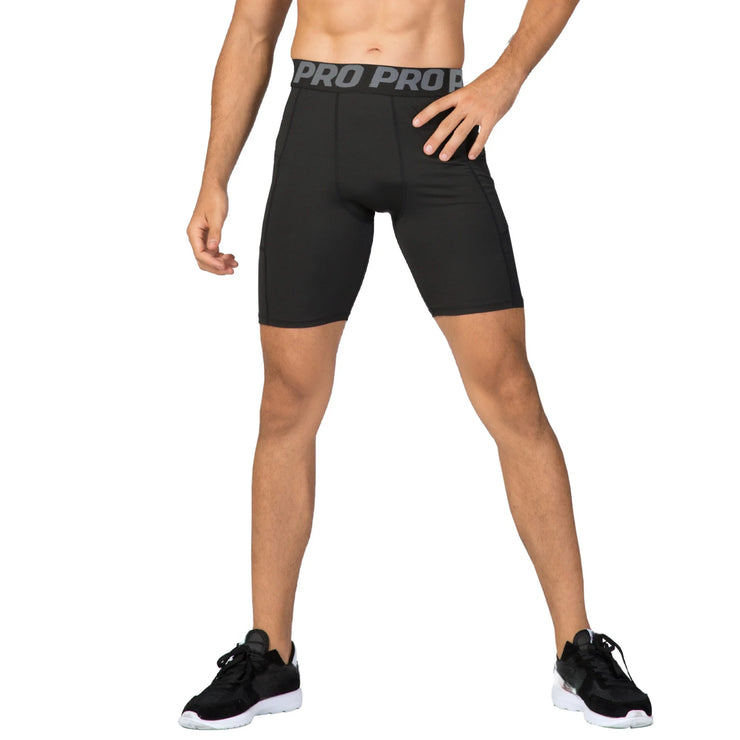Spandex Running Shorts Men with Pocket
